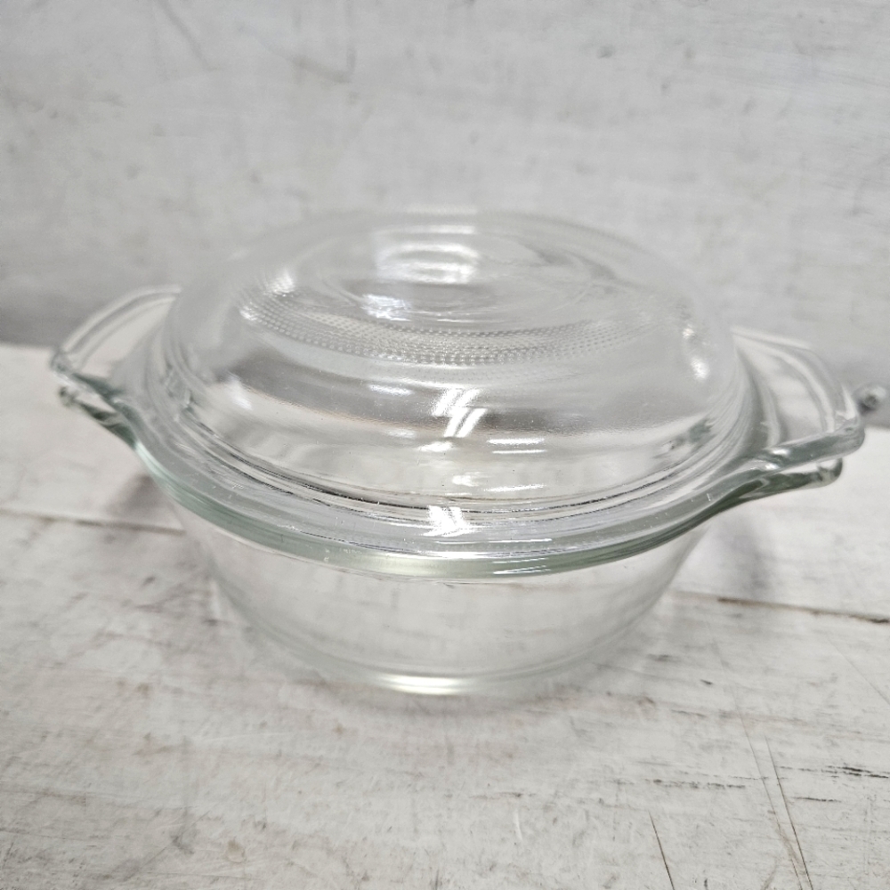 Anchor Hocking Fire King 12oz vintage ovenproof glass mini casserole dish